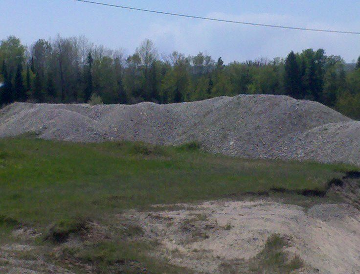 topsoil on empty land