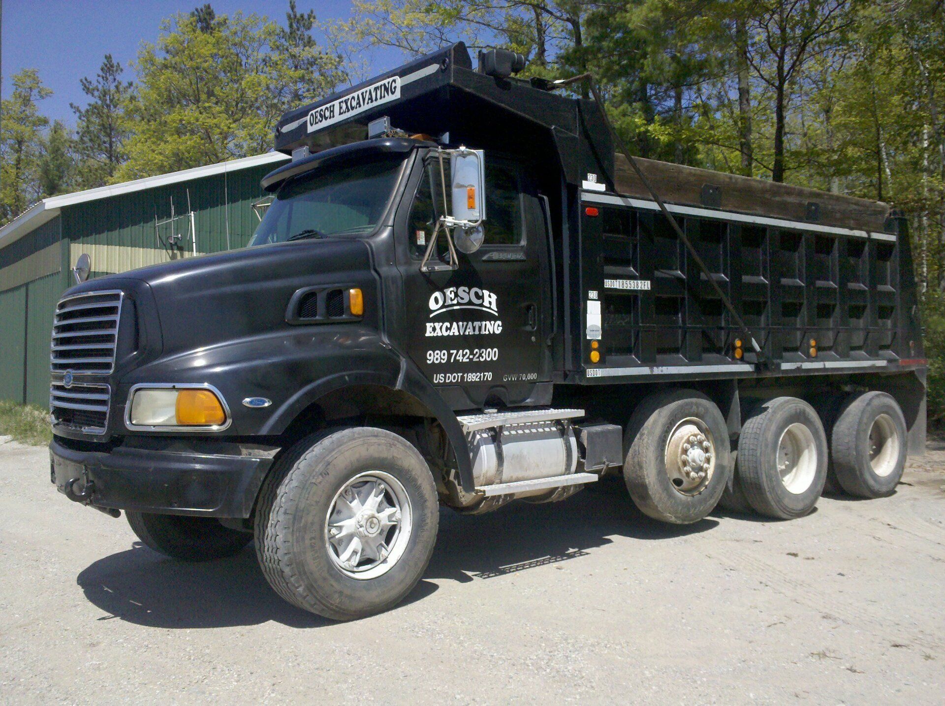 black service truck