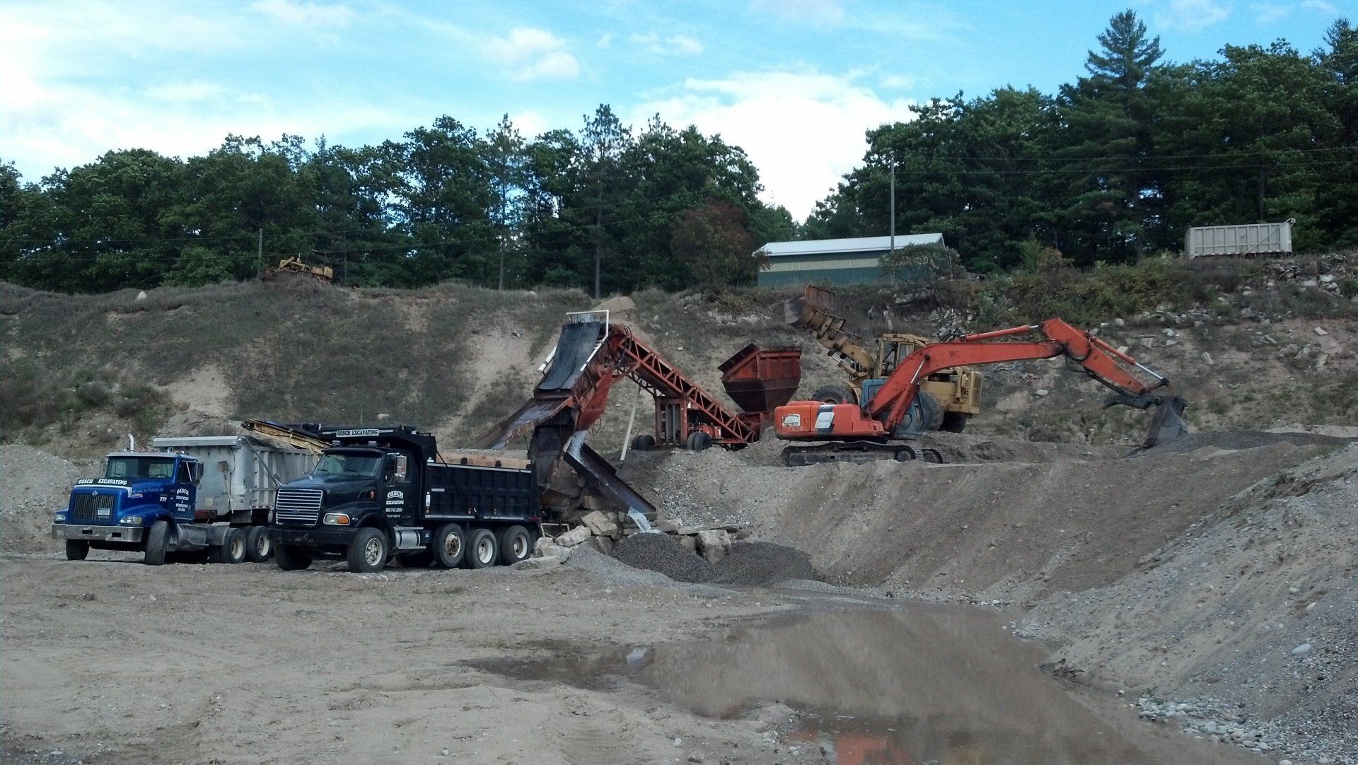 some heavy equipment