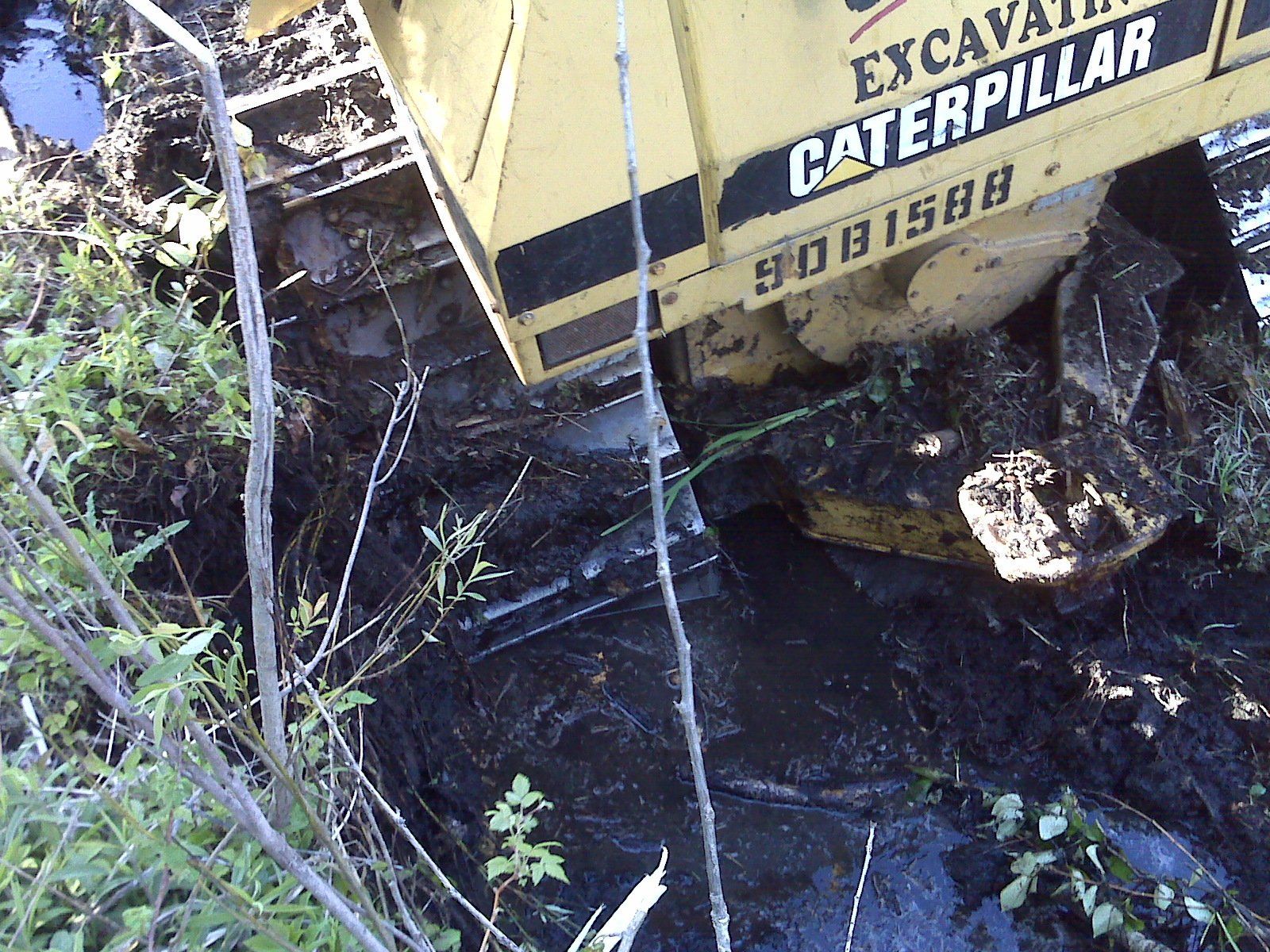 heavy equipment for lot clearing project