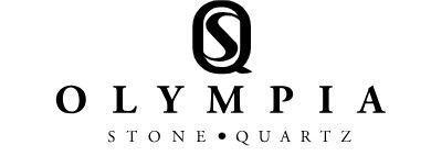 Olympia Stone Quartz logo. A stylized