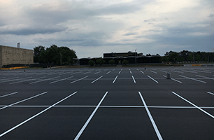 Parking lot asphalt
