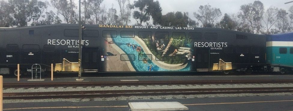 Black train car with 