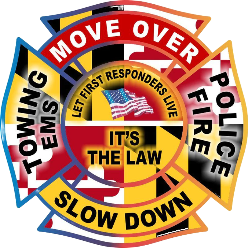 a sticker that says move over it 's the law