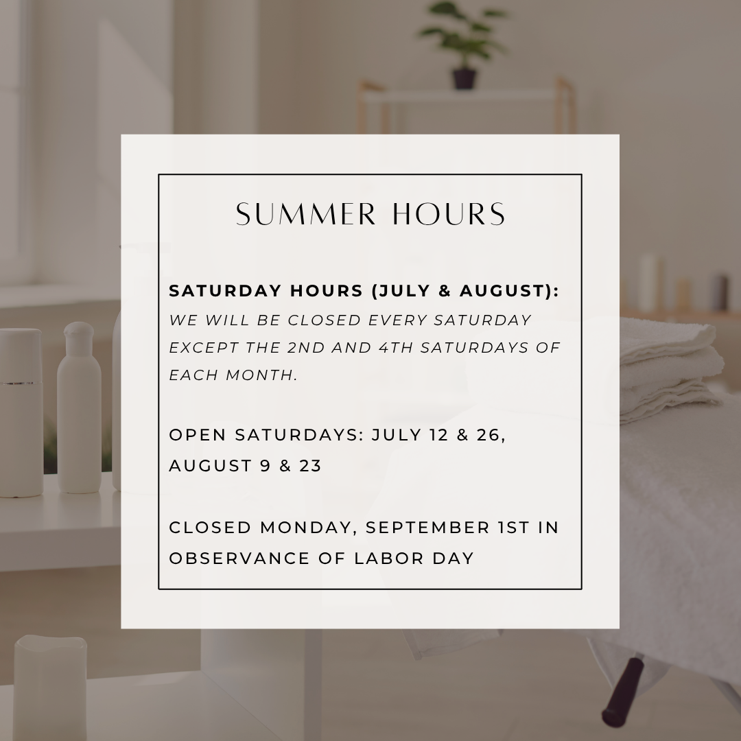 A sign that says summer hours on it
