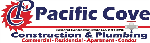 Pacific Cove Construction & Plumbing | Logo