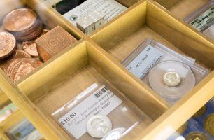 Gold and silver coins