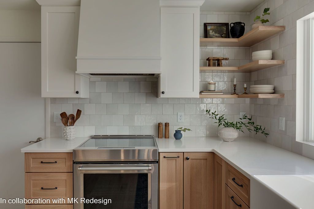 Remodeled kitchen by Olson Construction - in collaboration with MK Redesign