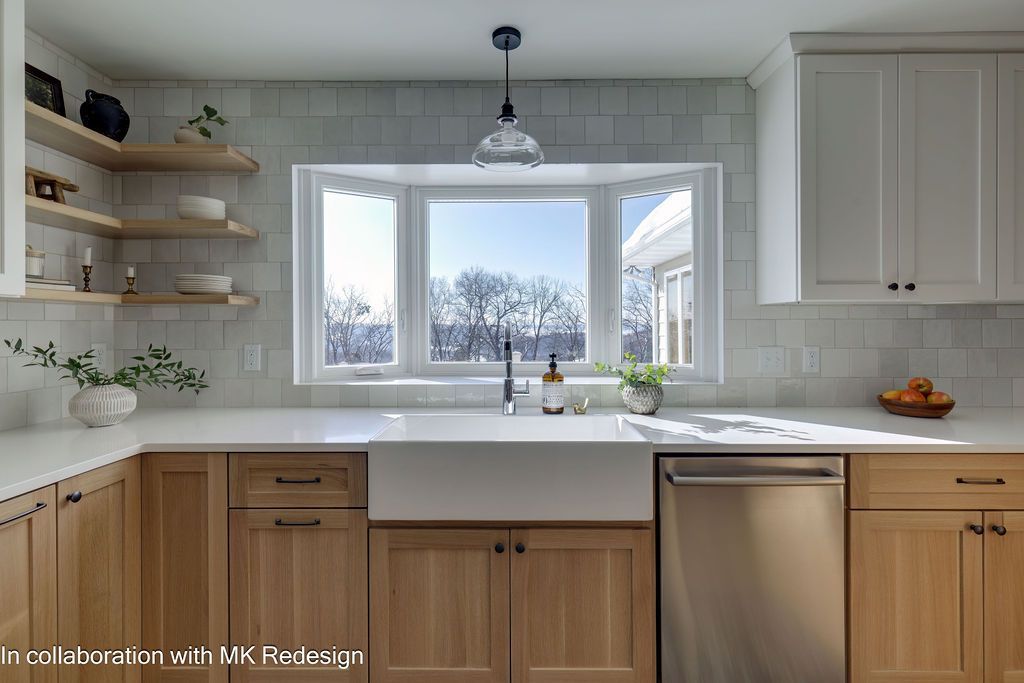 New kitchen construction by Olson Construction - in collaboration with MK Redesign