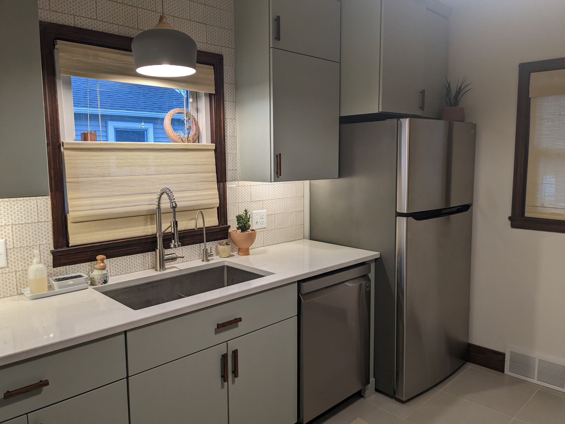 Newly remodeled kitchen