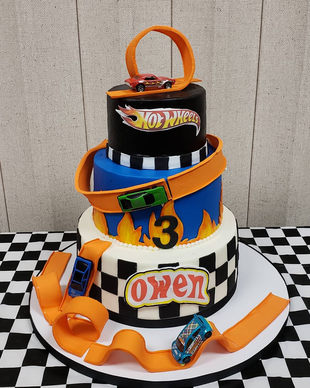 Special Occasion Cake, Hot Wheels Cake