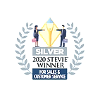 Silver 2020 stevie winner for sales and customer service