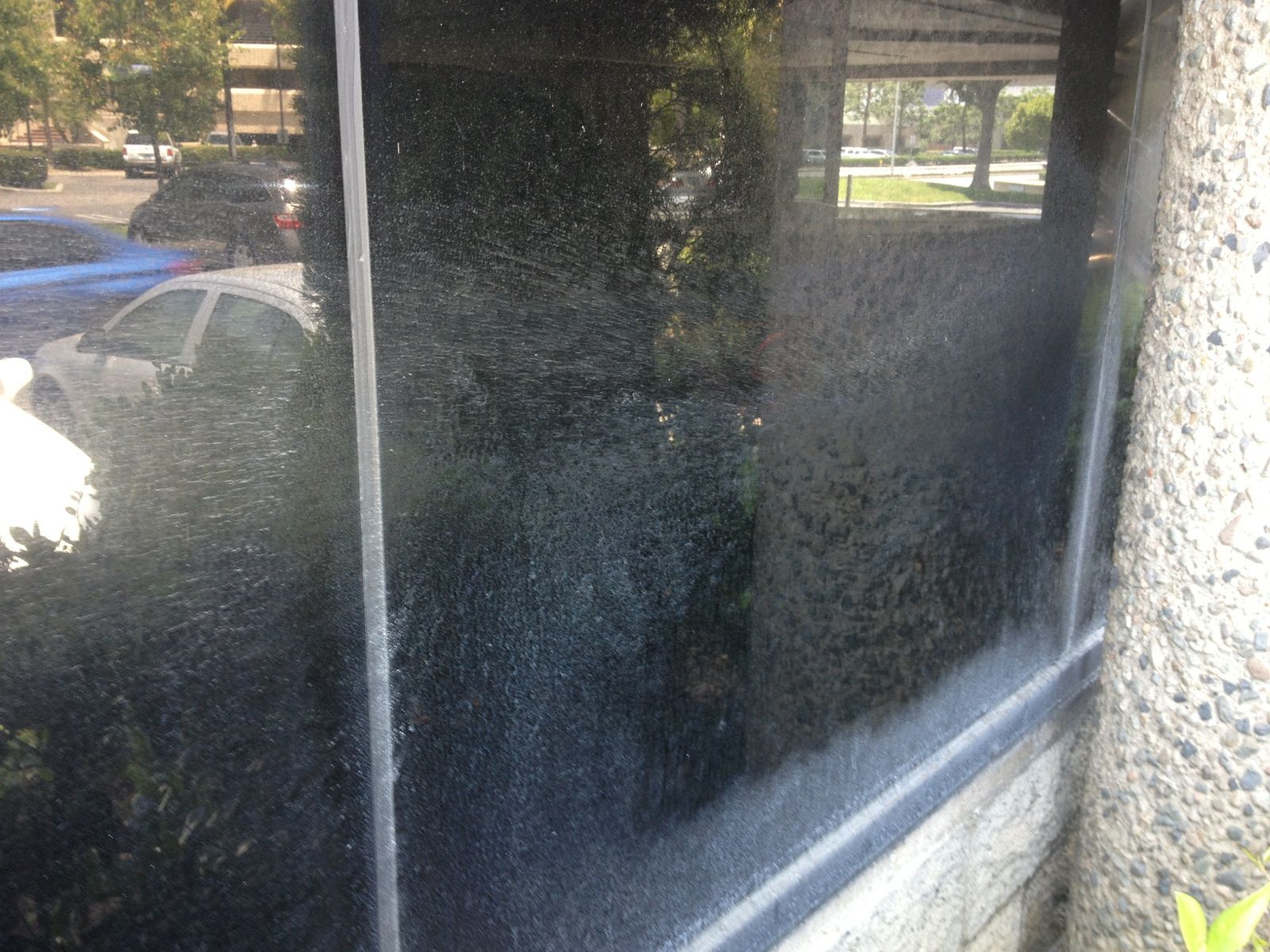 Hard water stain removal