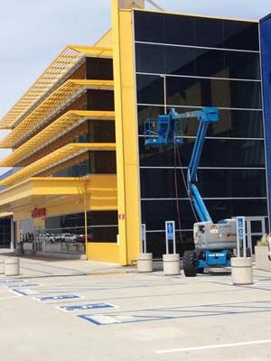 Commercial glass repair