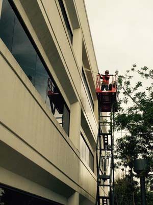 Window cleaning process