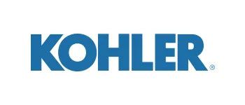 Kohler logo in blue on a white background.