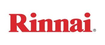 Rinnai logo in red text.