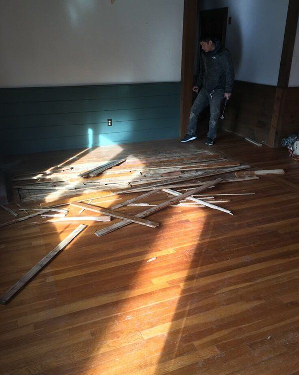 Hardwood Floor installation