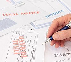 Unpaid debts