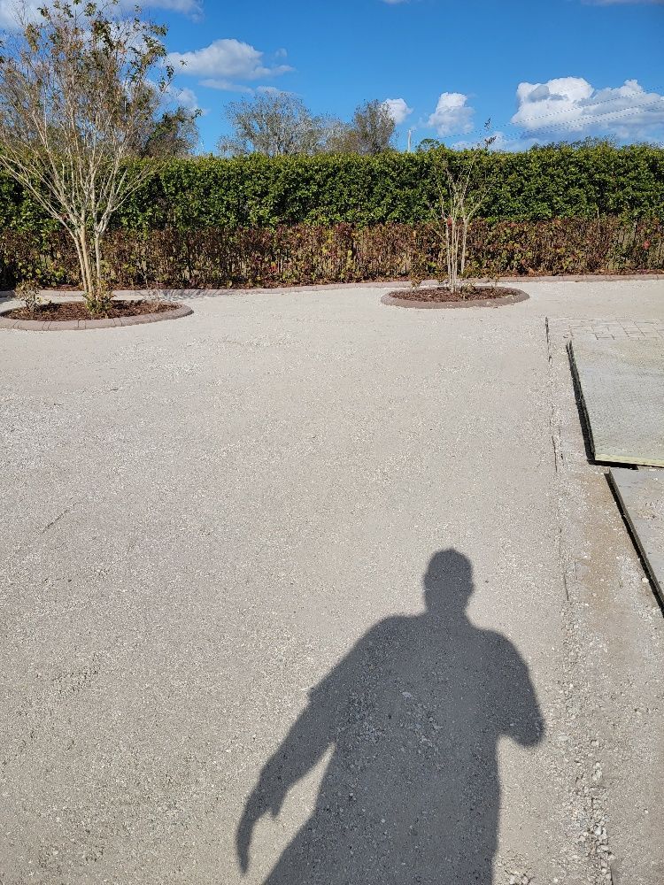 Man's shadow