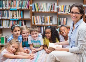 Children in the classroom