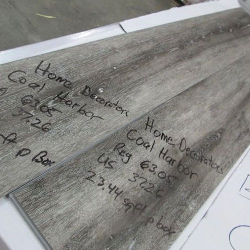 Home Decorators Coal Harbor Waterproof Vinyl Plank Flooring w Pad