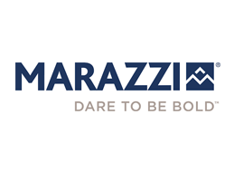 Marazzi logo: navy text with