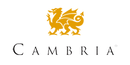 Cambria logo: gold dragon above text