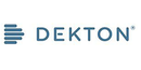 Dekton logo with a stylized design and text