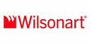 Wilsonart logo, red text and symbol on a white background.