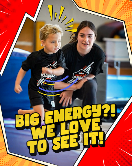 Spring Break Ninja Camp flyer, Olympia Gymnastics. Dates: March 9-13. Full day, morning, and afternoon options. Sign up at olympiakids.org.