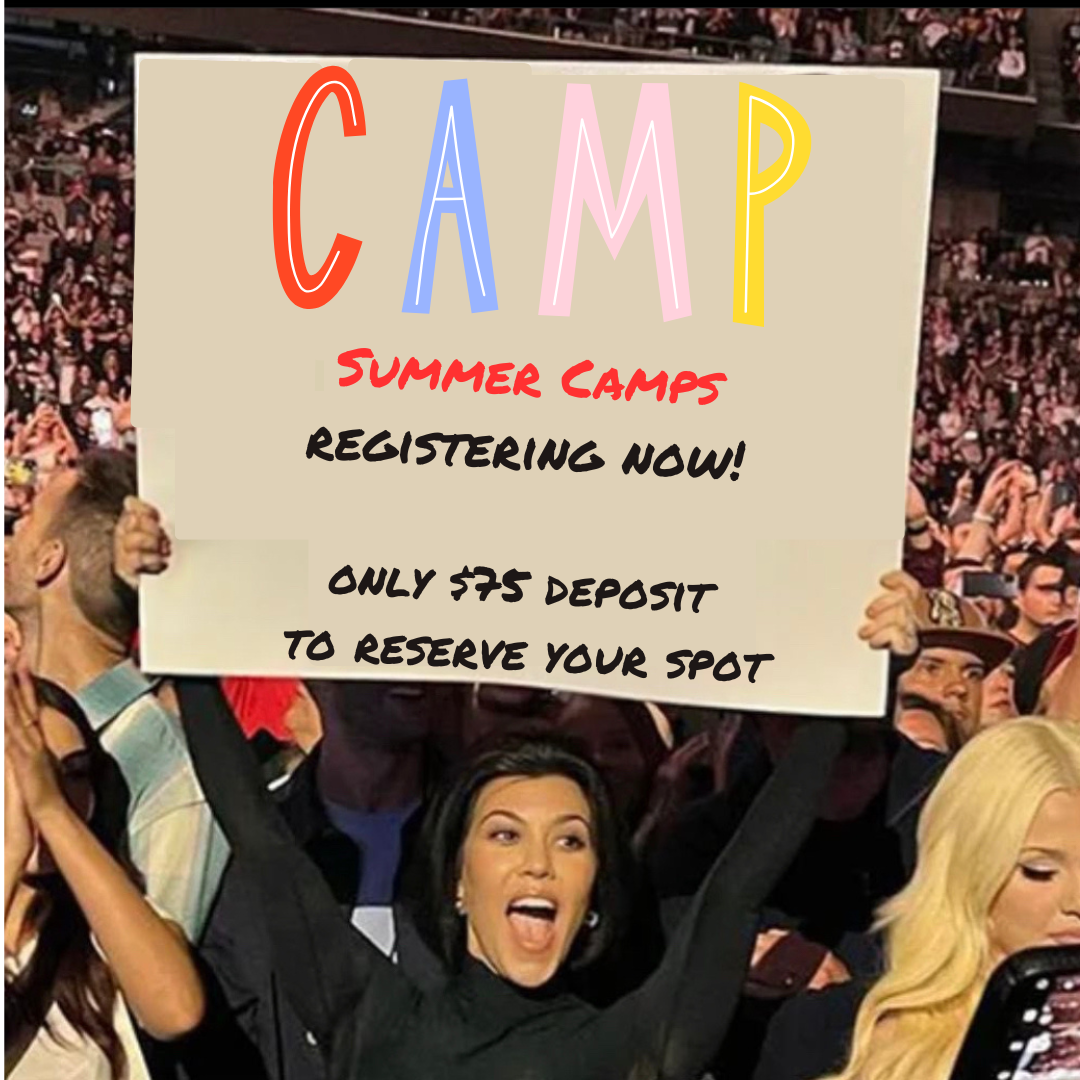 Poster: Open gym times with text 