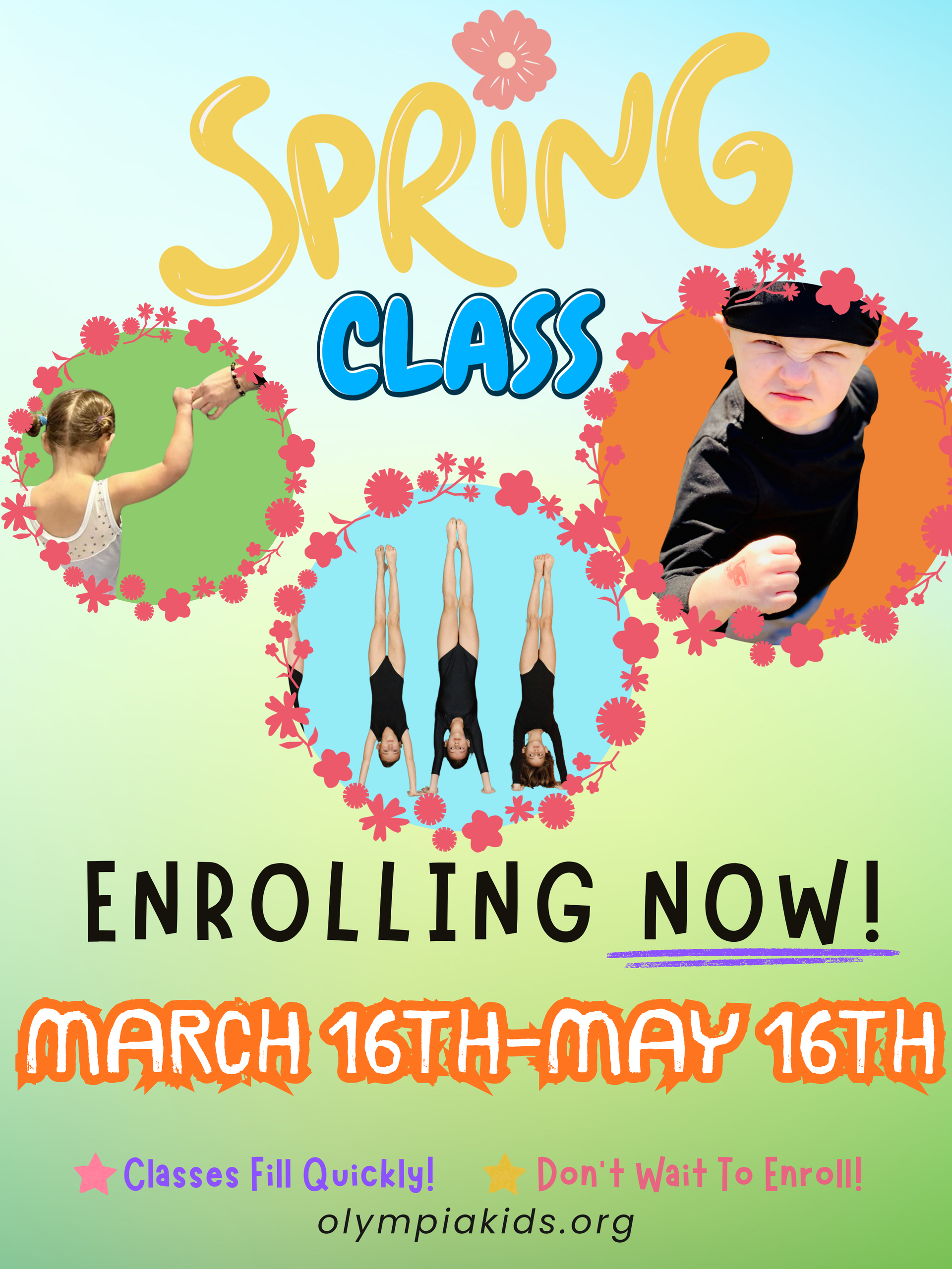 Click the pic to Enroll Now! gymnastics