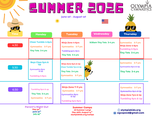 Click the pic to Enroll Now! gymnastics