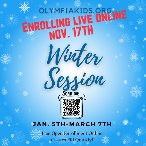 Poster: Open gym times with text