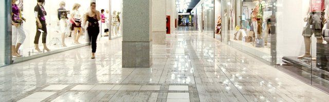 Commercial establishment with well designed marble flooring