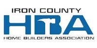 Logo for Iron County Home Builders Association: blue