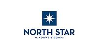 North Star Windows & Doors logo with a white star on a blue square