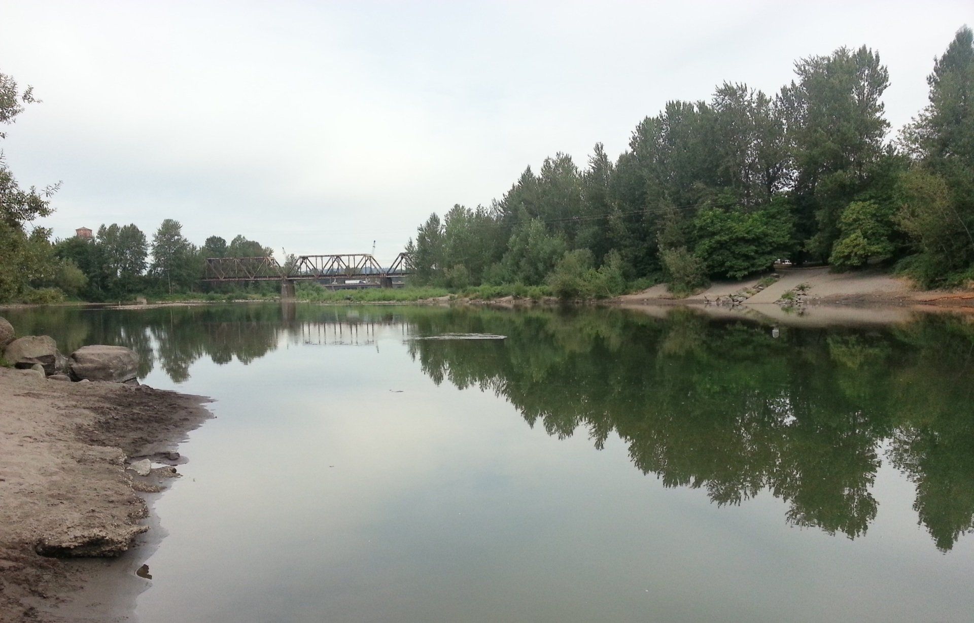 Sandy River Looking East