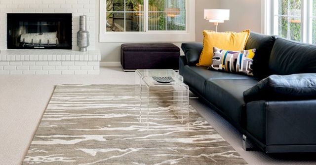 Modern Area Rug for Living Room, Contemporary Area Rugs under Sofa, La