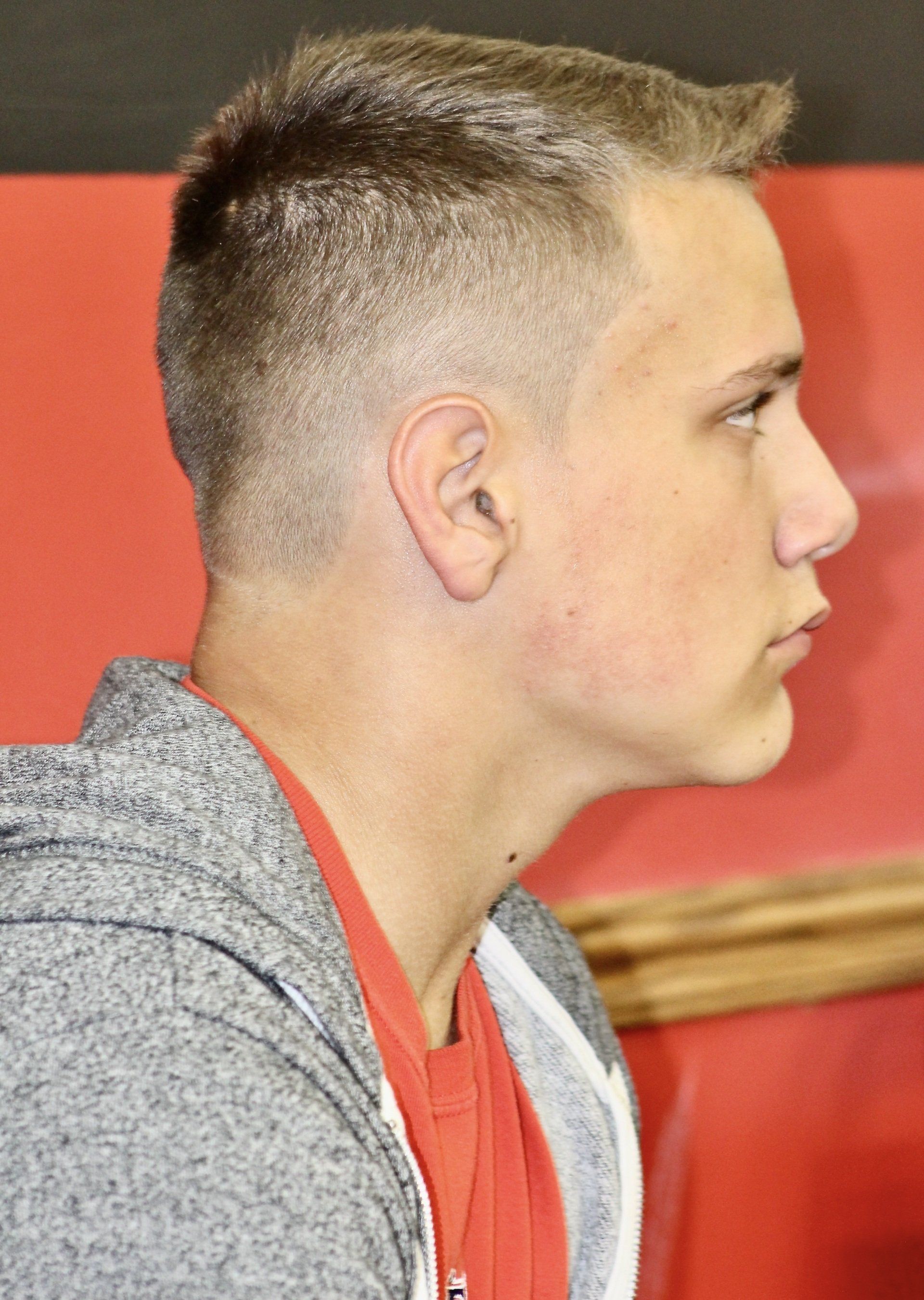 side few of person's haircut
