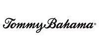 Tommy Bahama logo in black script on a white background