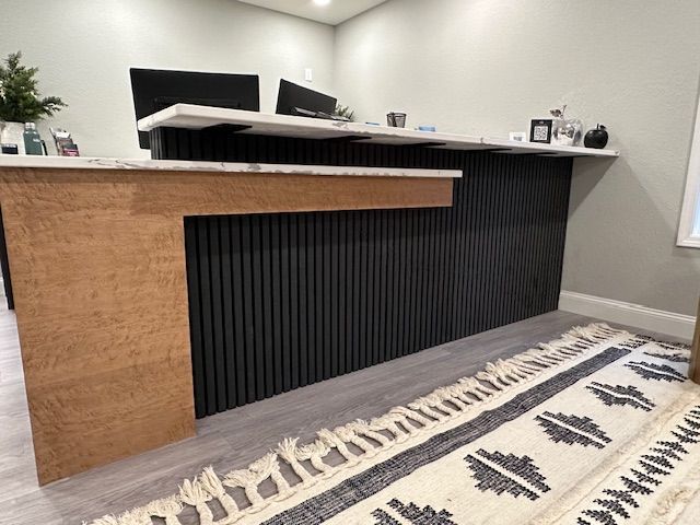 stylish front desk design