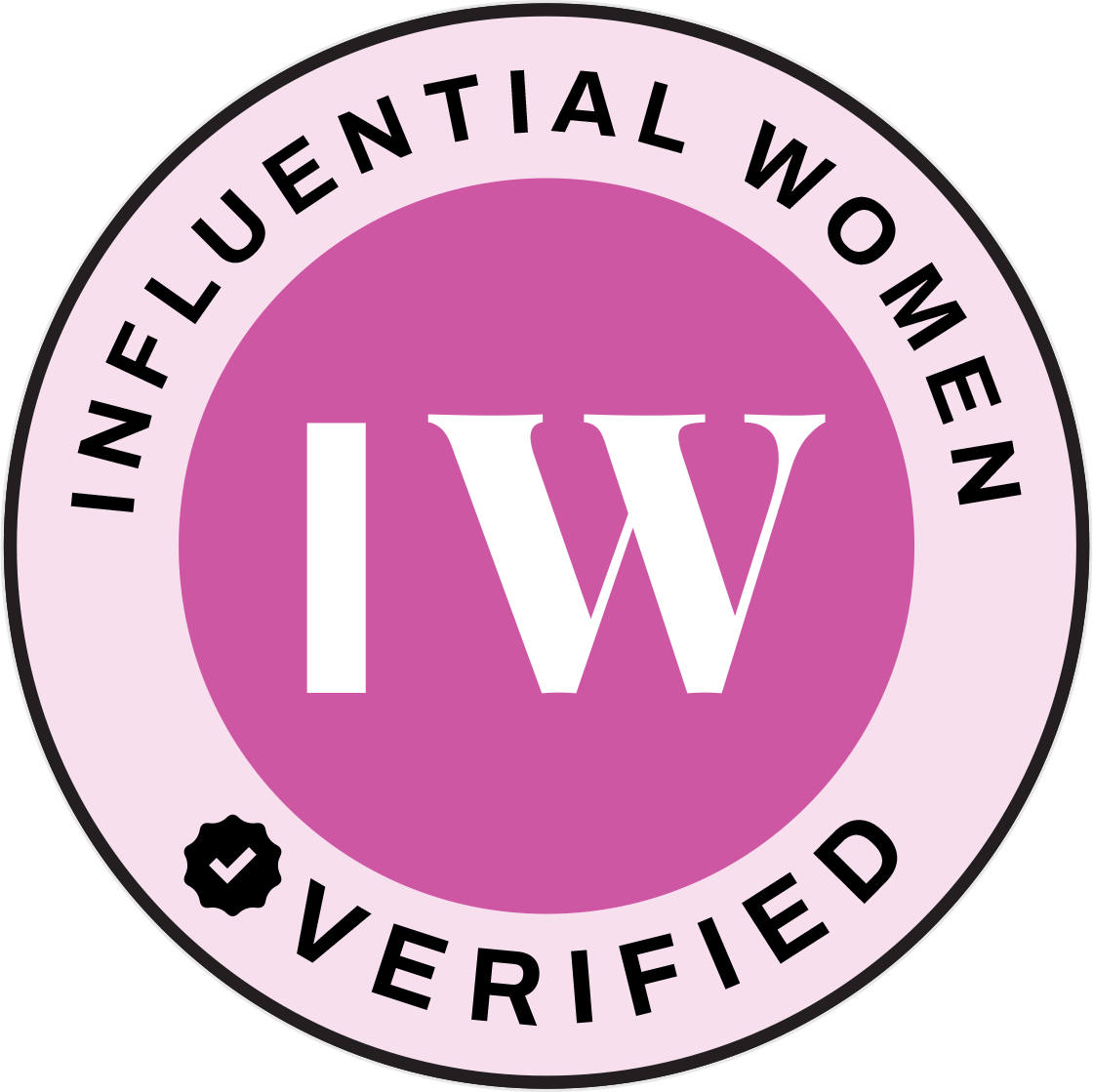 Influential Women Verified Logo