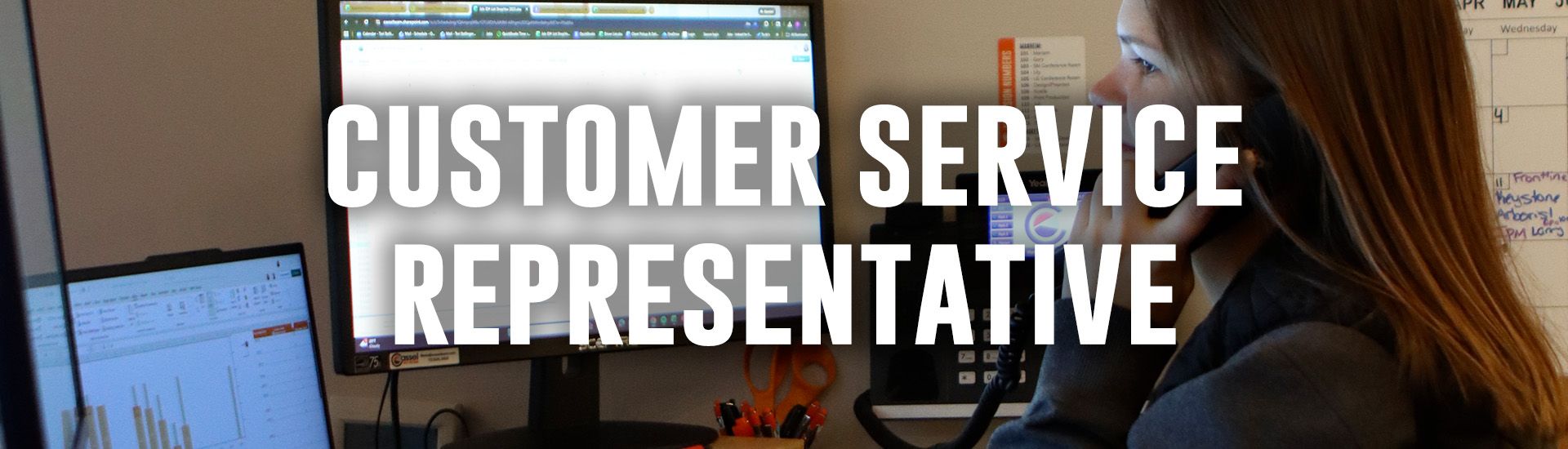 Customer Service Representative banner