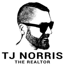 A black and white logo featuring a stylized profile illustration of a bearded person wearing sunglasses above text.