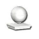 Ball Top Cap for Newel Post (optional)