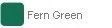 Green color swatch labeled “Fern Green”