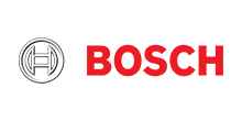 Bosch logo with red wordmark and circular emblem on a white background