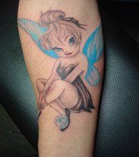 Tinker bell tattoo